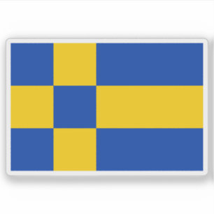 Flagge Tilburg, Niederlande Aufkleber