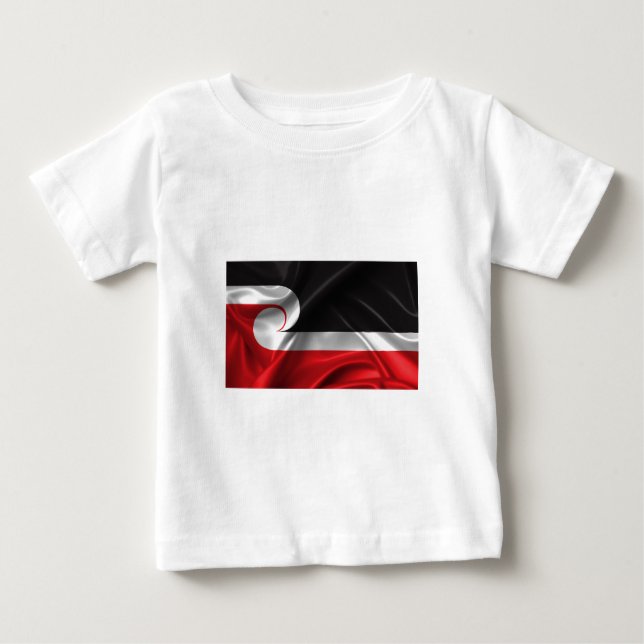 Flagge Tino Rangatiratanga Baby T-shirt (Vorderseite)