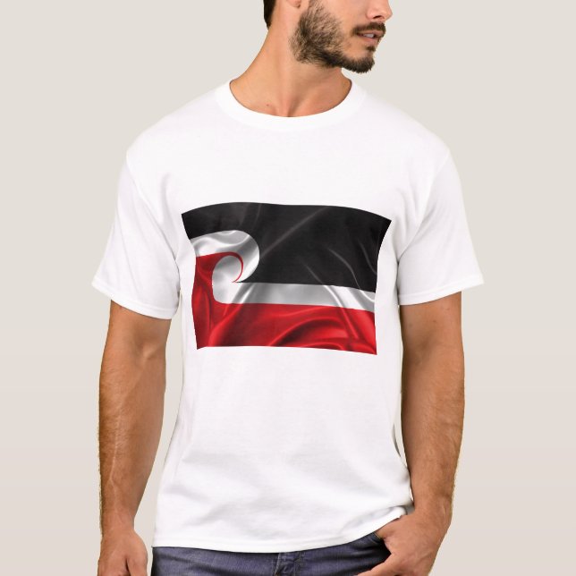 Flagge Tino Rangatiratanga T-Shirt (Vorderseite)