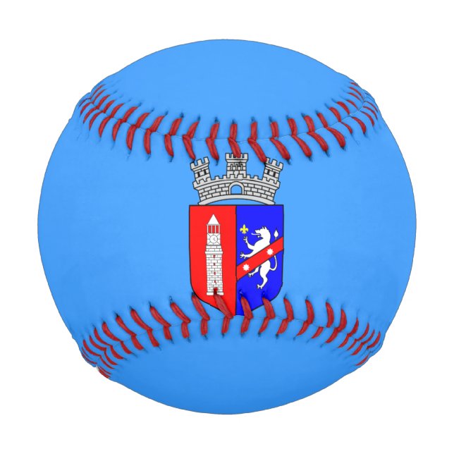 Flagge Tiranas, Albanien Baseball (Vorderseite)