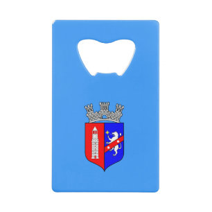Flagge Tiranas, Albanien Kreditkarte Flaschenöffne Geldbeutel Flaschenöffner
