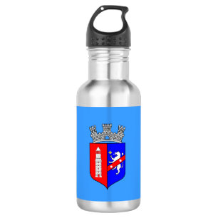 Flagge Tiranas, Albanien Wasserflasche