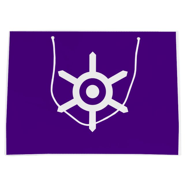 Flagge Tokios (Stadt der japanischen Hauptstadt) Große Geschenktüte (Vorderseite)