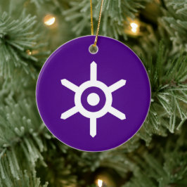 Flagge Tokios (Stadt der japanischen Hauptstadt) Keramik Ornament