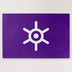 Flagge Tokios (Stadt der japanischen Hauptstadt) Puzzle