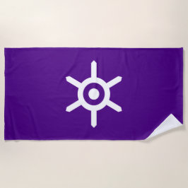 Flagge Tokios (Stadt der japanischen Hauptstadt) Strandtuch