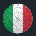 Flagge Tricolore Dartscheibe<br><div class="desc">Flagge Italiens: Il Tricolore Ce Design zeigt die Flagge Italiens,  offiziell die Italienische Republik "Repubblica Italiana"</div>