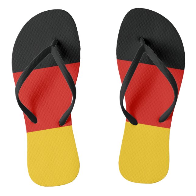 Flagge Trikolorisches Deutschland Flip Flops (Fußbett)