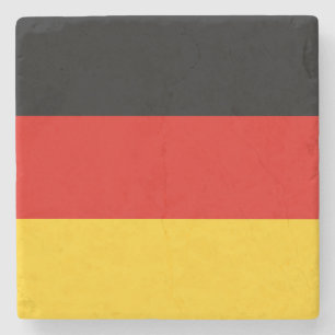 Flagge Trikolorisches Deutschland Steinuntersetzer