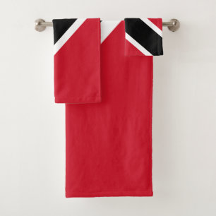 Flagge Trinidad und Tobago Badhandtuch Set