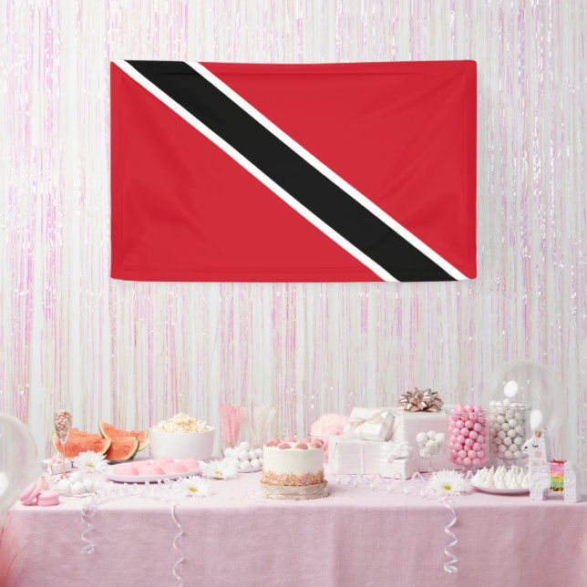 Flagge Trinidad und Tobago Banner (Party)