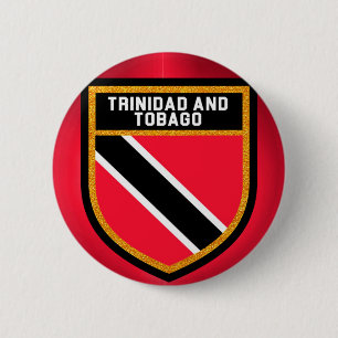 Flagge Trinidad und Tobago Button