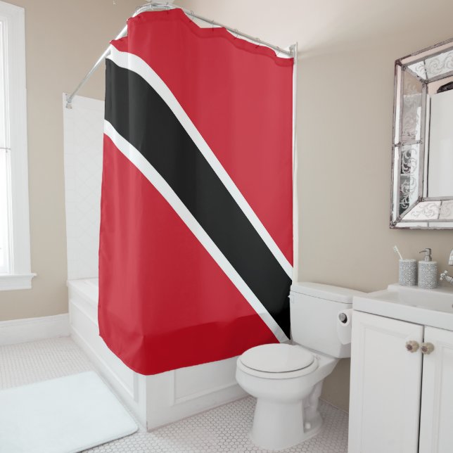 Flagge Trinidad und Tobago Duschvorhang (Beispiel)
