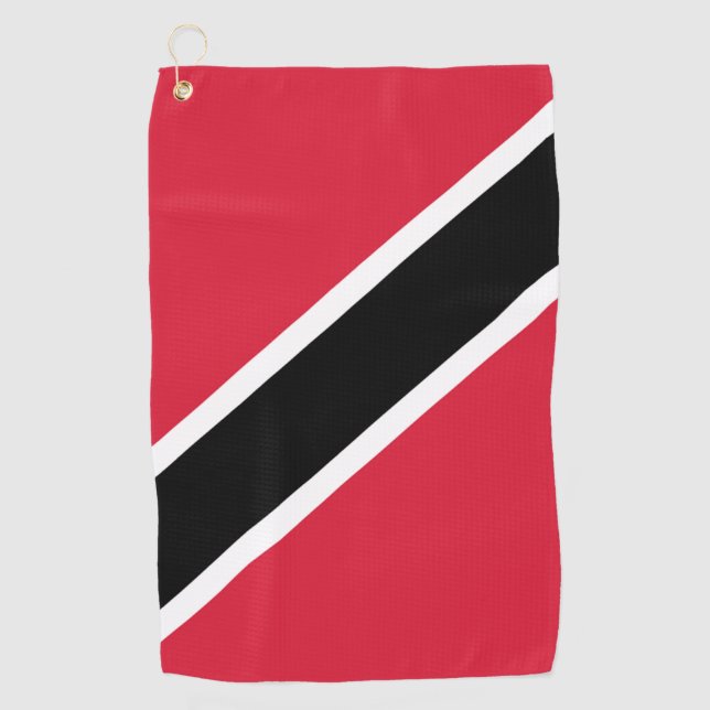 Flagge Trinidad und Tobago  Golfhandtuch (Vorderseite)