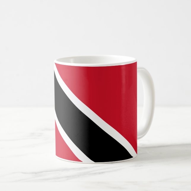 Flagge Trinidad und Tobago Kaffeetasse (VorderseiteRechts)