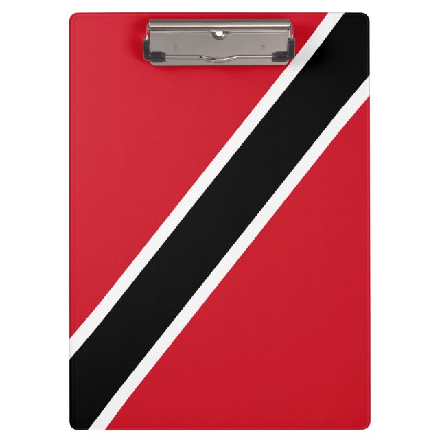 Flagge Trinidad und Tobago Klemmbrett (Vorderseite)