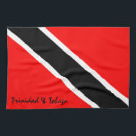 Flagge Trinidad und Tobago Küchentuch<br><div class="desc">Trinidad & Tobago Küchentücher mit klassischem T&T Flaggendesign.Text kann individuell gestaltet werden.Dieses Handtuch ist ein Muss für alle T&T Küchen! Holen Sie sich heute einen oder mehrere für sich selbst,  Ihre Familie oder einen Freund.</div>