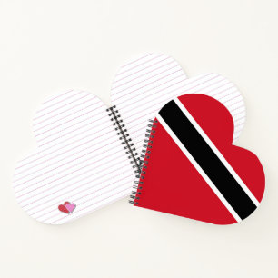 Flagge Trinidad und Tobago Notizbuch