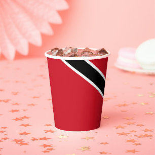 Flagge Trinidad und Tobago Pappbecher