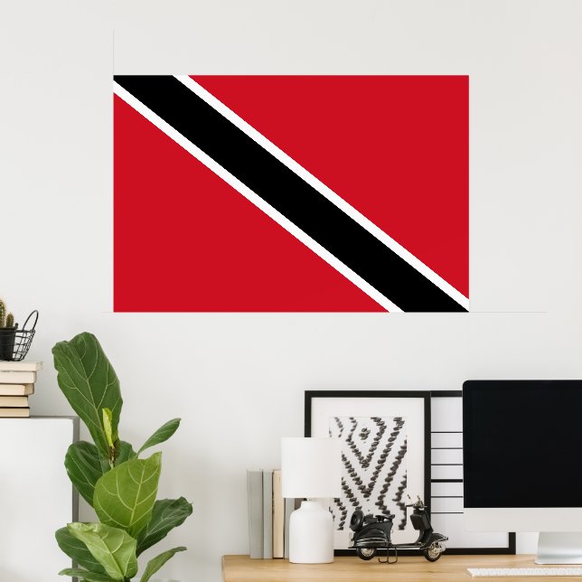 Flagge Trinidad und Tobago Poster (Heimbüro)