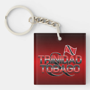 Flagge Trinidad und Tobago Schlüsselanhänger