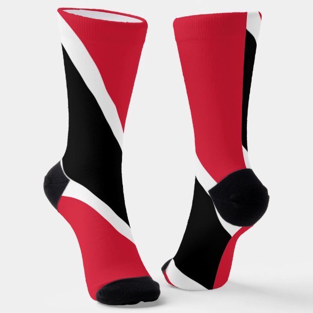 Flagge Trinidad und Tobago Socken (Gewinkelt)