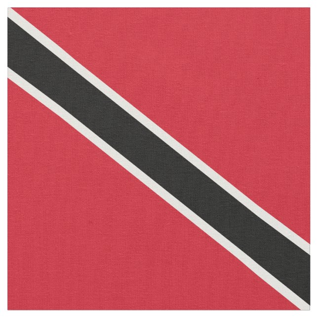 Flagge Trinidad und Tobago Stoff (Nahaufnahme)