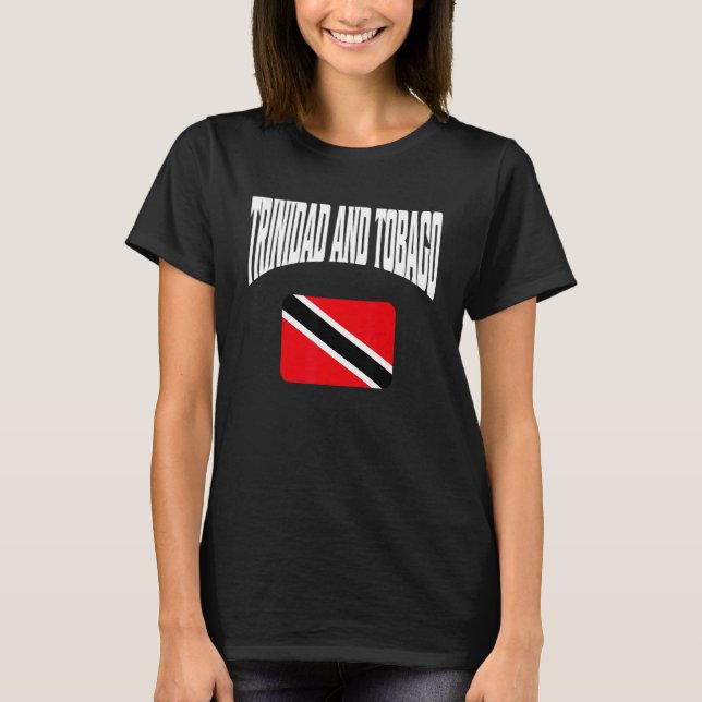 Flagge Trinidad und Tobago T-Shirt (Vorderseite)