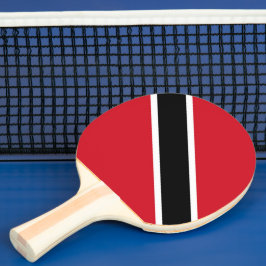 Flagge Trinidad und Tobago Tischtennis Schläger