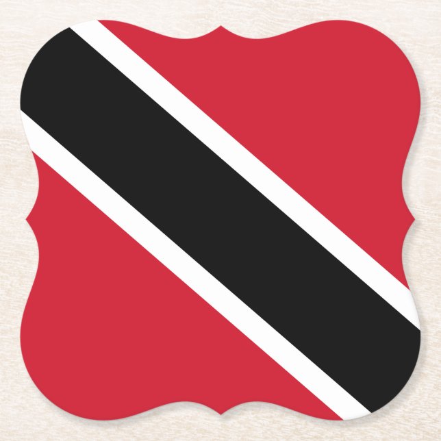 Flagge Trinidad und Tobago Untersetzer (Vorderseite)