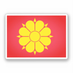 Flagge Trondheim, Norwegen Aufkleber