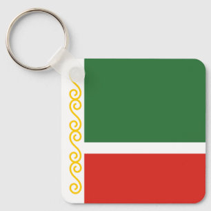 Flagge Tschetscheniens Schlüsselanhänger