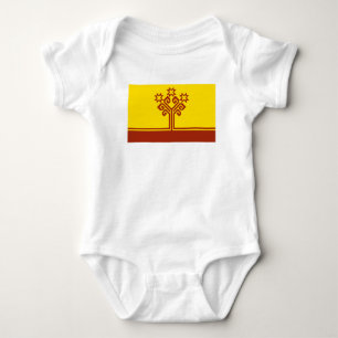 Flagge Tschuwaschiens Baby Strampler