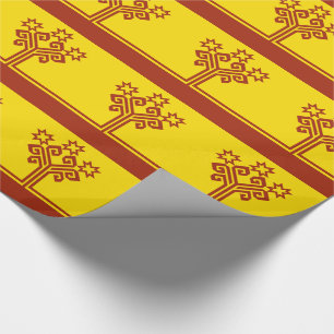 Flagge Tschuwaschiens Geschenkpapier