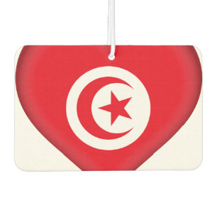 Flagge Tunesiens Autolufterfrischer