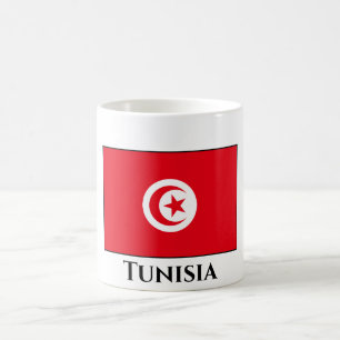 Flagge Tunesiens Kaffeetasse