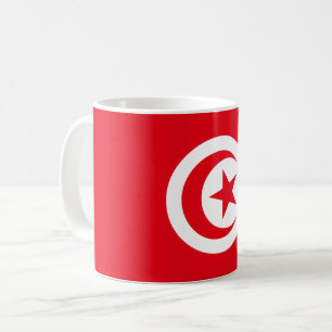 Flagge Tunesiens Kaffeetasse