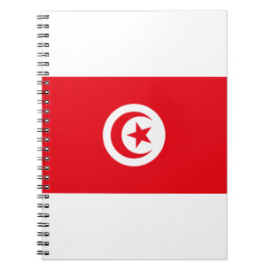 Flagge Tunesiens Notizblock