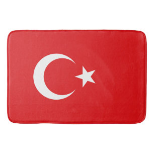 Flagge Türkei Badematte
