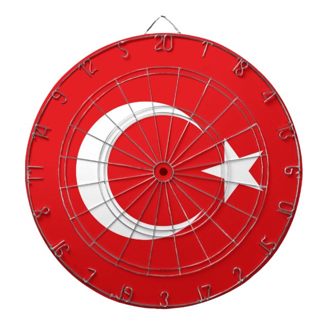 Flagge Türkei Dartscheibe (vorne)