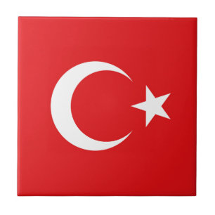 Flagge Türkei Fliese