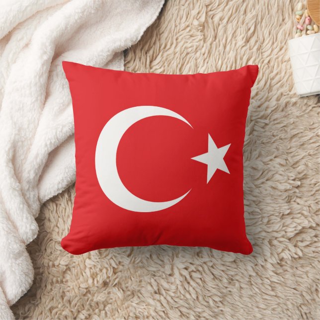 Flagge Türkei Kissen (Decke)