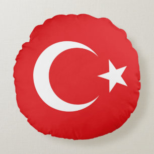 Flagge Türkei Rundes Kissen