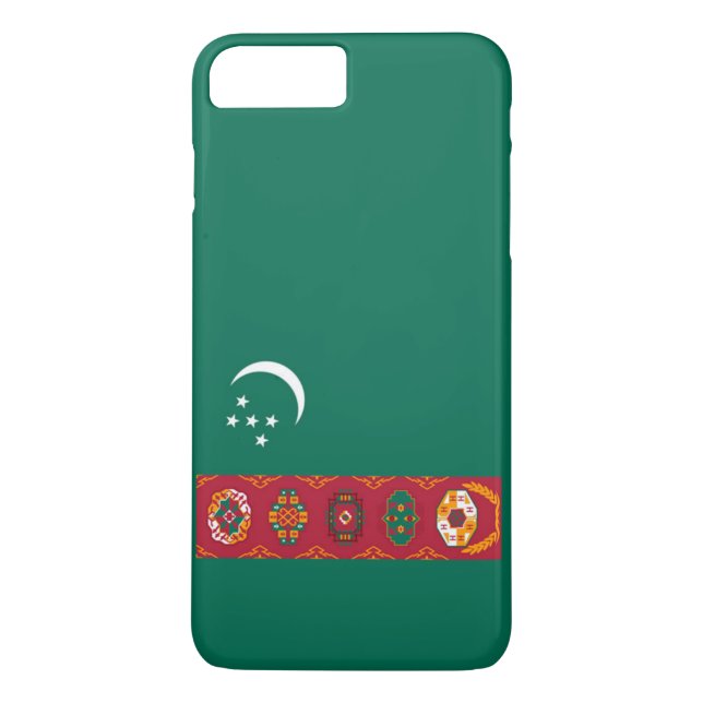 Flagge Turkmenistans Case-Mate iPhone Hülle (Rückseite)
