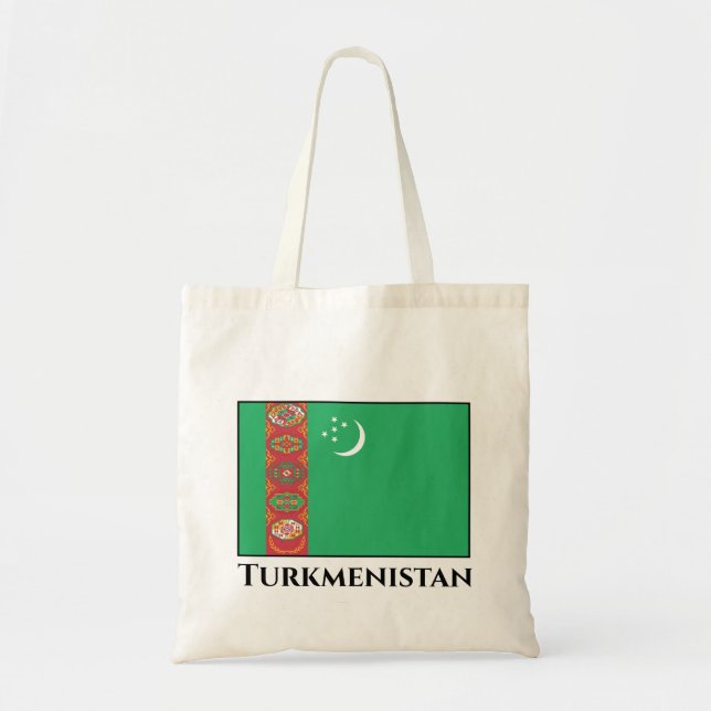 Flagge Turkmenistans Tragetasche (Vorne)