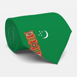 Flagge Turkmenistans (Turkmenien) Krawatte