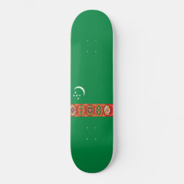 Flagge Turkmenistans (Turkmenien) Skateboard