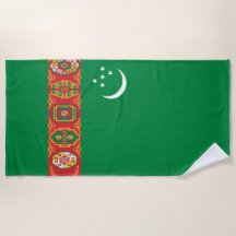 Flagge Turkmenistans (Turkmenien)