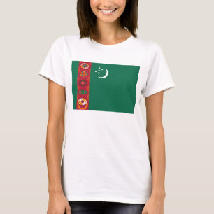 Flagge Turkmenistans x Karte T - Shirt