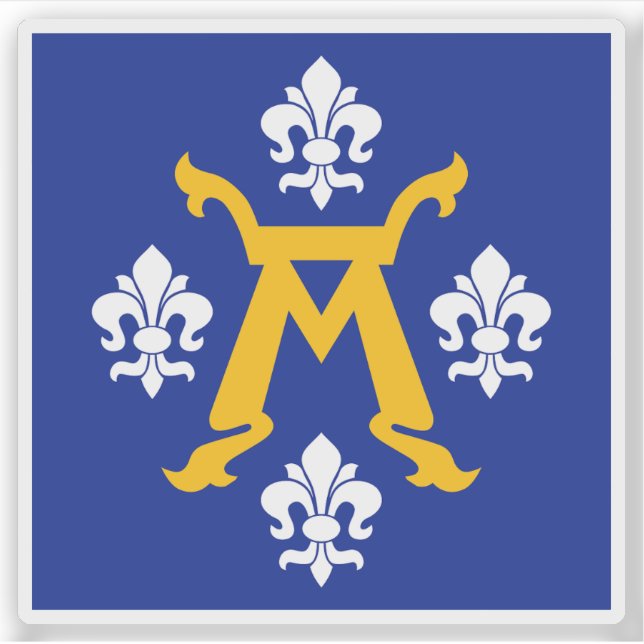 Flagge Turku, Finnland Aufkleber (Vorderseite)